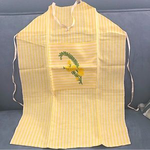 New cotton/linen apron